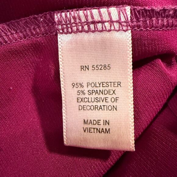 Express Vintage Magenta Tank Top Sequin Racerback Y2K Night Out Club Party Small - Picture 7 of 9